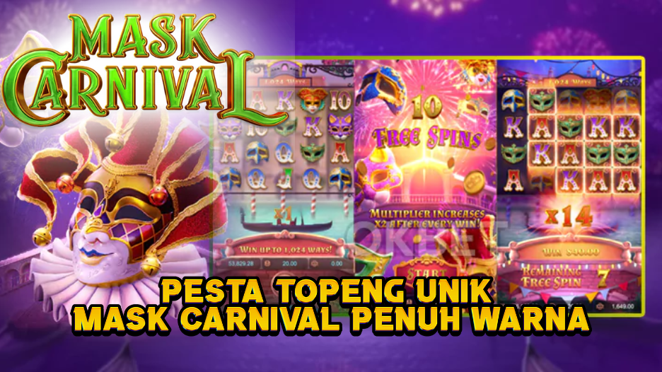 Pesta Topeng Unik Mask Carnival Penuh Warna